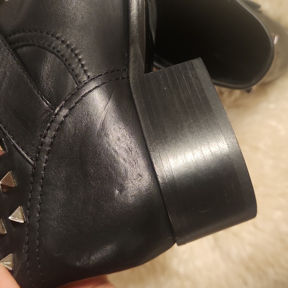 Valentino Garavani Rockstud Ankle Moto Boots - 38 - Fits US 7.5 - NWOT - Picture 13 of 16